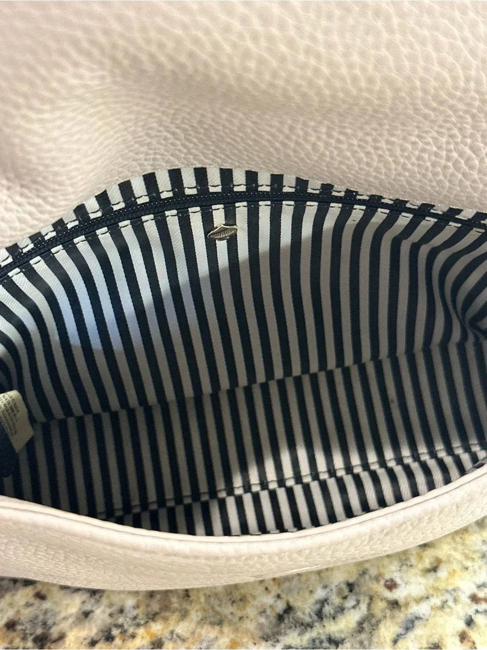 Kate Spade Cobble Hill Mini Toddy Leather Crossbody Bag Black/Cream